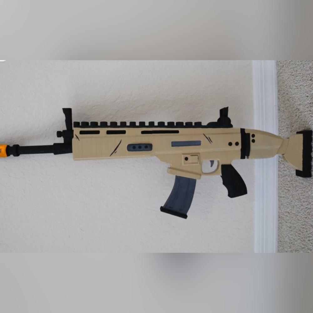 Fortnite Scar Rubber Toy Gun